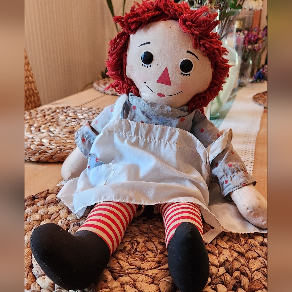 Vintage Raggedy Ann Doll By Kickerbocker